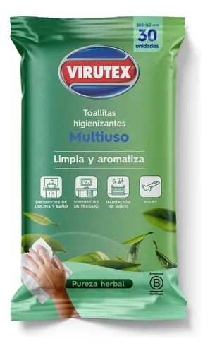 Toallitas Higienizantes Pureza Herbal 30U